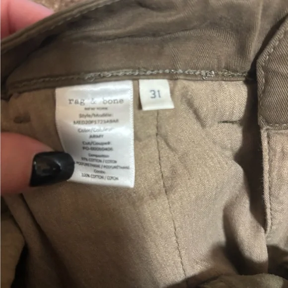 rag & bone Men's Khaki Chinos